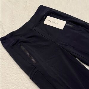 Athleta Navy Trekkie North Jogger with Zipper Details